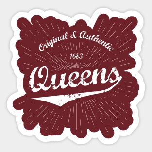 Original Queens City Shirt Sticker